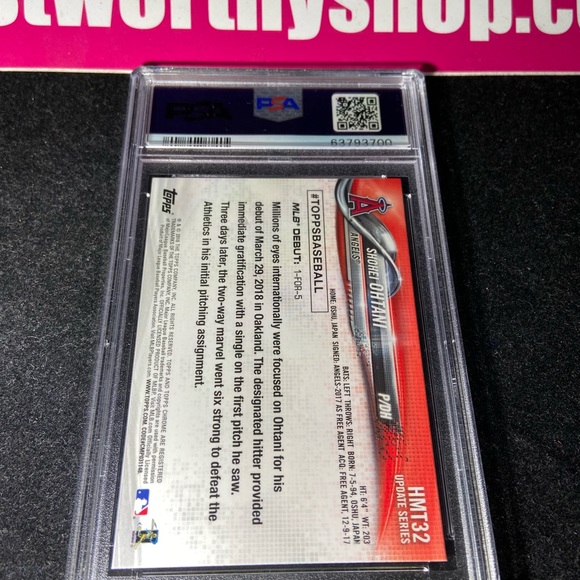 Shohei Ohtani Rookie PSA 10 💎 Topps Chrome 🔥 ⚾️ - Picture 3 of 4